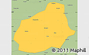 Savanna Style Simple Map of Tongshan