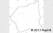 Blank Simple Map of Wuchang, cropped outside, no labels