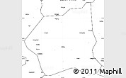 Blank Simple Map of Wuchang
