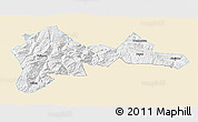 Classic Style 3D Map of Wufeng, single color outside