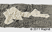 Shaded Relief 3D Map of Wufeng, darken