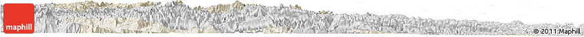 Shaded Relief Horizon Map of Wufeng, desaturated Shaded Relief Horizon Map of Wufeng, desaturated