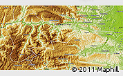 Physical Map of Wufeng