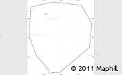 Blank Simple Map of Xiangfan Shi