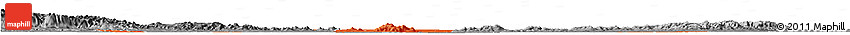 Political Horizon Map of Xiangyang, desaturated