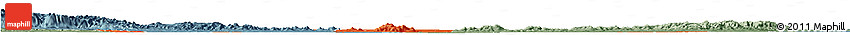Political Horizon Map of Xiangyang, semi-desaturated