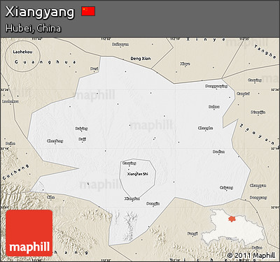 Classic Style Map of Xiangyang
