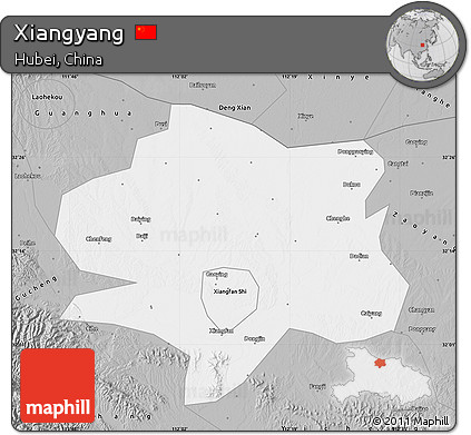 Gray Map of Xiangyang