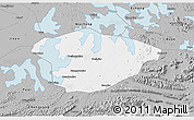 Gray 3D Map of Xianning