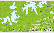 Physical 3D Map of Xianning