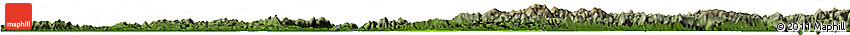 Physical Horizon Map of Xianning, darken