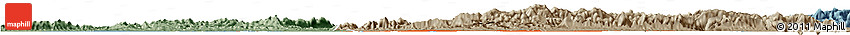 Political Horizon Map of Xianning, semi-desaturated