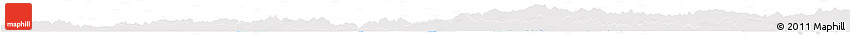 Silver Style Horizon Map of Xianning, single color outside