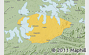 Savanna Style Map of Xianning