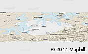 Classic Style Panoramic Map of Xianning