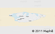 Classic Style Panoramic Map of Xianning, single color outside