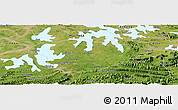 Satellite Panoramic Map of Xianning
