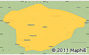 Savanna Style Simple Map of Xianning