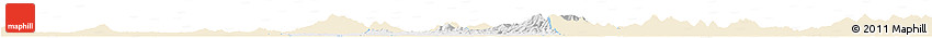 Classic Style Horizon Map of Xiaogan, single color outside