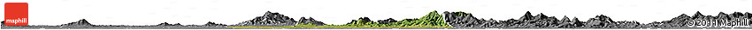 Satellite Horizon Map of Xiaogan, desaturated
