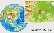 Physical Location Map of Xiaogan
