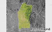 Satellite Map of Xiaogan, desaturated