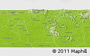 Physical Panoramic Map of Xiaogan