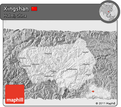 Gray 3D Map of Xingshan