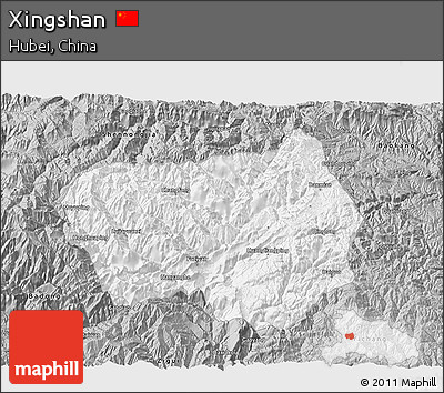 Gray 3D Map of Xingshan