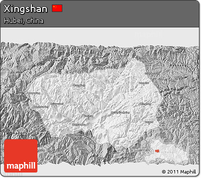Gray 3D Map of Xingshan