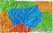 Political 3D Map of Xingshan