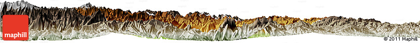 Physical Horizon Map of Xingshan, semi-desaturated