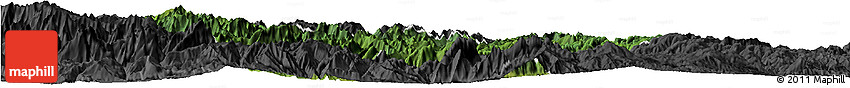 Satellite Horizon Map of Xingshan, darken, desaturated