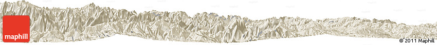 Shaded Relief Horizon Map of Xingshan