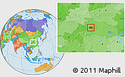 Political Location Map of Xingshan