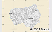 Classic Style Map of Xingshan, single color outside