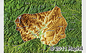 Physical Map of Xingshan, satellite outside