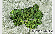 Satellite Map of Xingshan, lighten