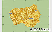 Savanna Style Map of Xingshan, single color outside