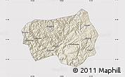 Shaded Relief Map of Xingshan, cropped outside