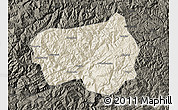 Shaded Relief Map of Xingshan, darken