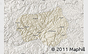 Shaded Relief Map of Xingshan, lighten