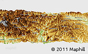 Physical Panoramic Map of Xingshan