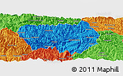Political Panoramic Map of Xingshan