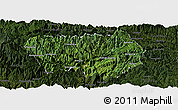 Satellite Panoramic Map of Xingshan, darken