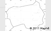 Blank Simple Map of Xingshan, no labels