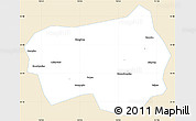 Classic Style Simple Map of Xingshan, single color outside