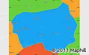 Political Simple Map of Xingshan