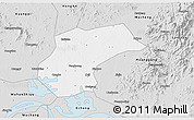 Silver Style 3D Map of Xinzhou