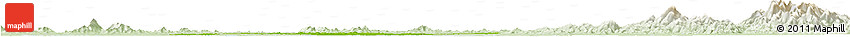 Physical Horizon Map of Xinzhou, lighten